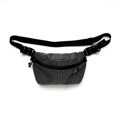 EYL "Waist Bag" 210D HDPE X-Grid Black