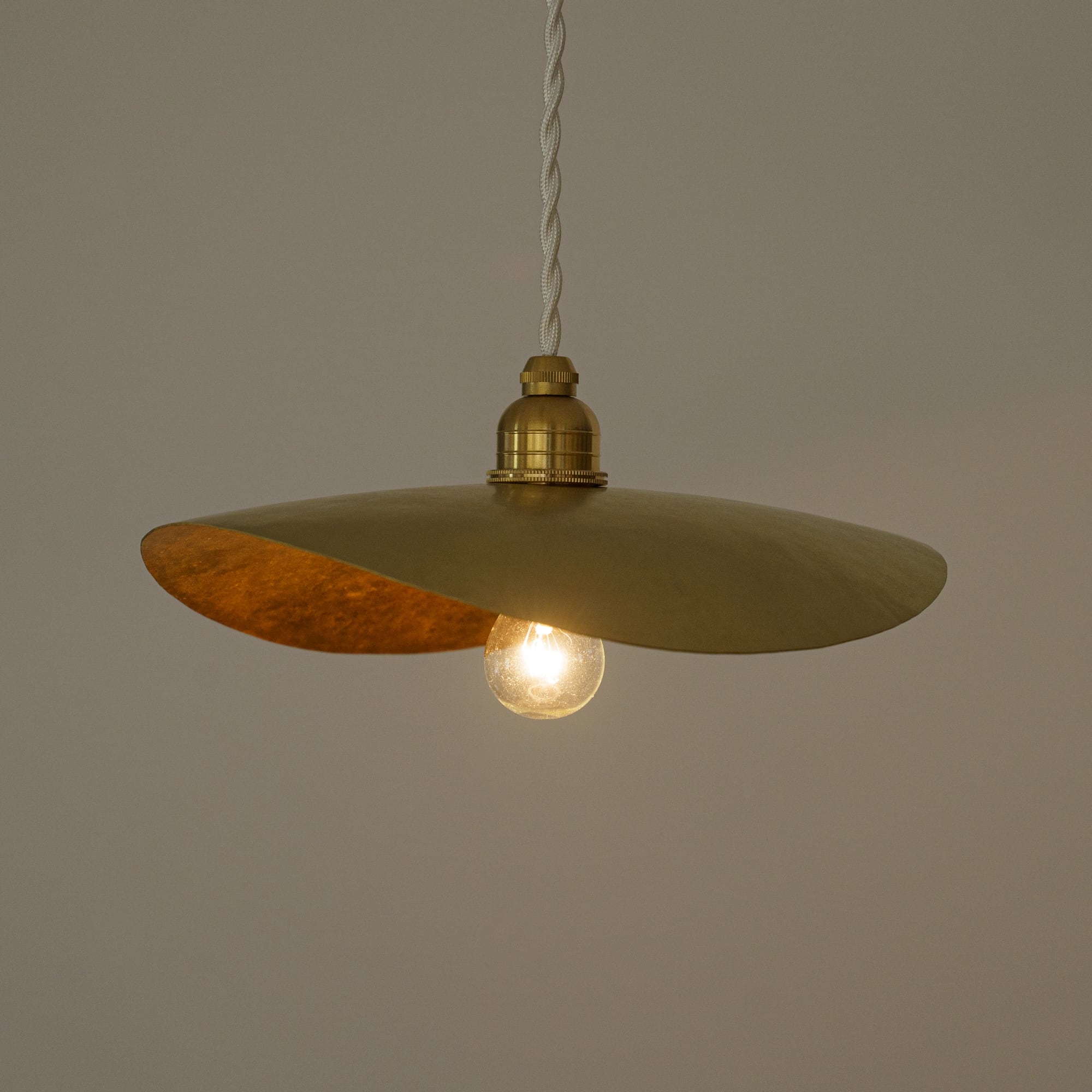 受注製作】ペンダントランプE17 ＜パピヨン230＞ / 真鍮 pendant lamp