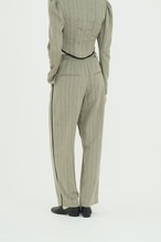 CLANE HERRINGBONE LINE PANTS