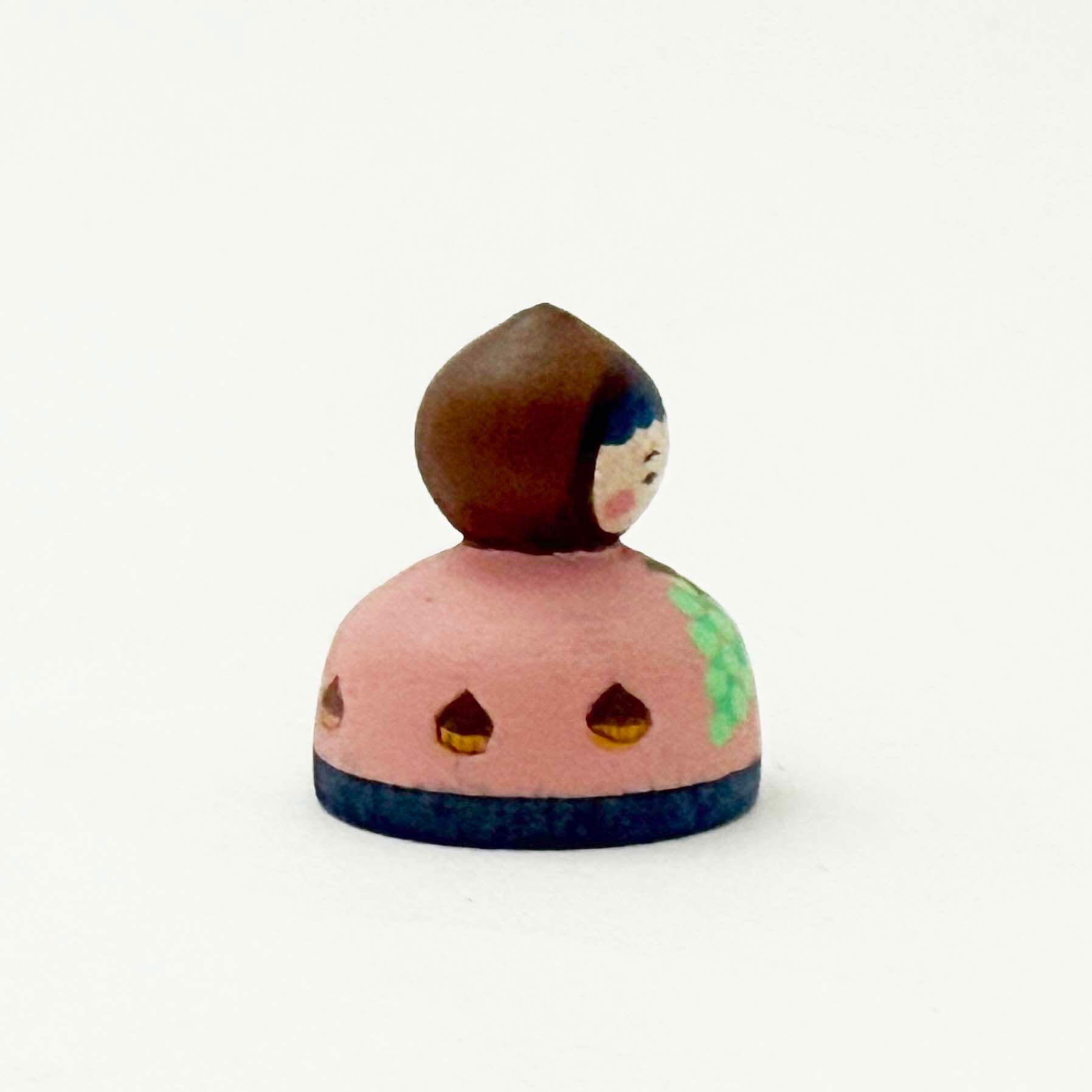 新型フルーツこけし / 笹原綾工人（ピンク）