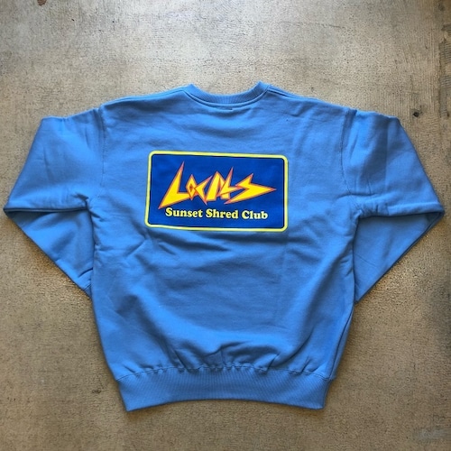 Locals Only × Blue Valentine ＃Sunset Shred Club Crew Neck Sweat