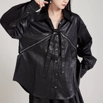 Two-way detachable long sleeve zip-up shirt/jacket (ME162)