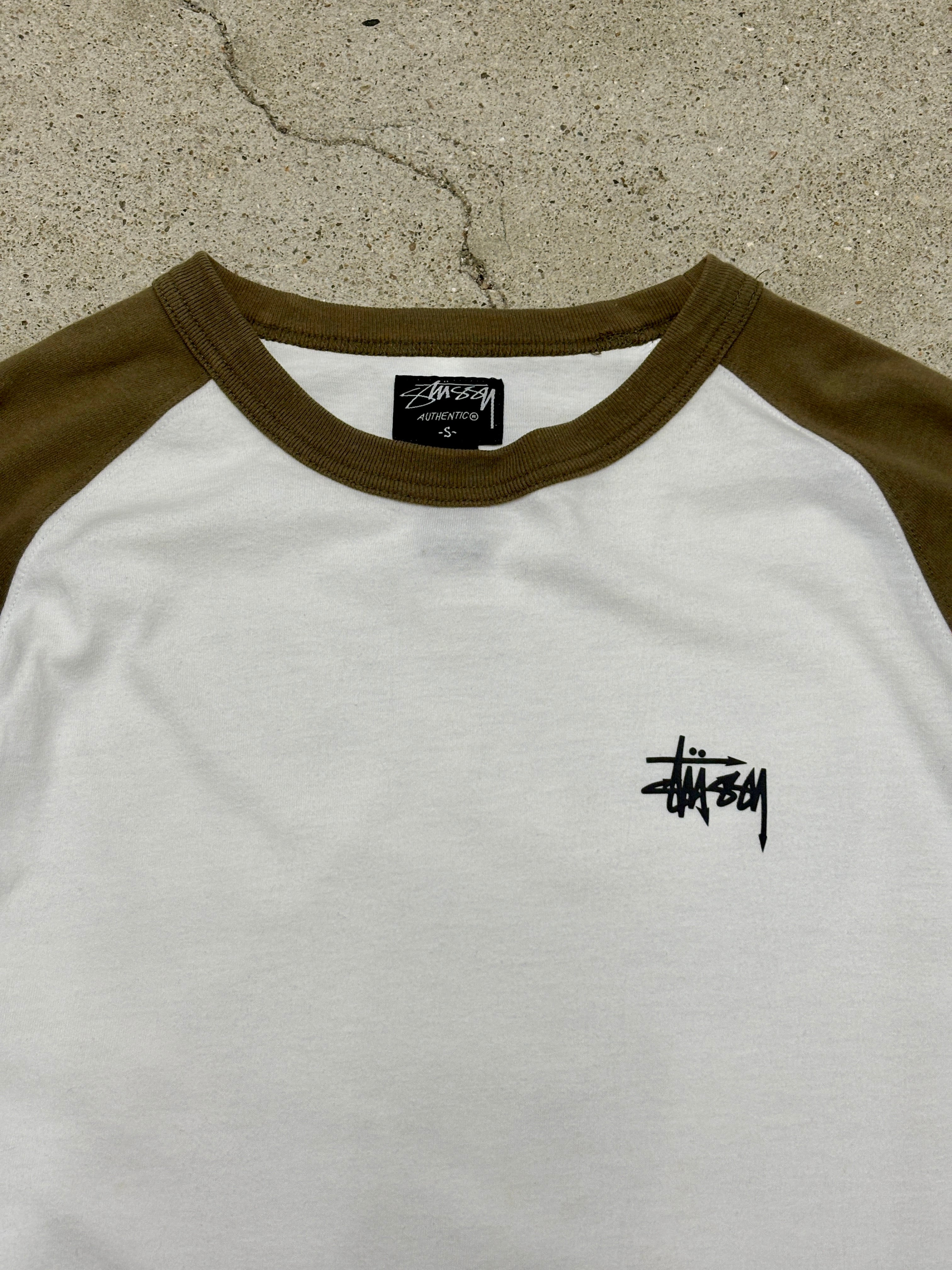 STUSSY × FUTURA/Skull print Raglan Tee/S/スカルプリントラグランT/7