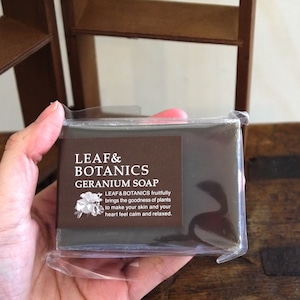 ＜松山油脂 LEAF&BOTANICS＞マザーソープ ゼラニウム