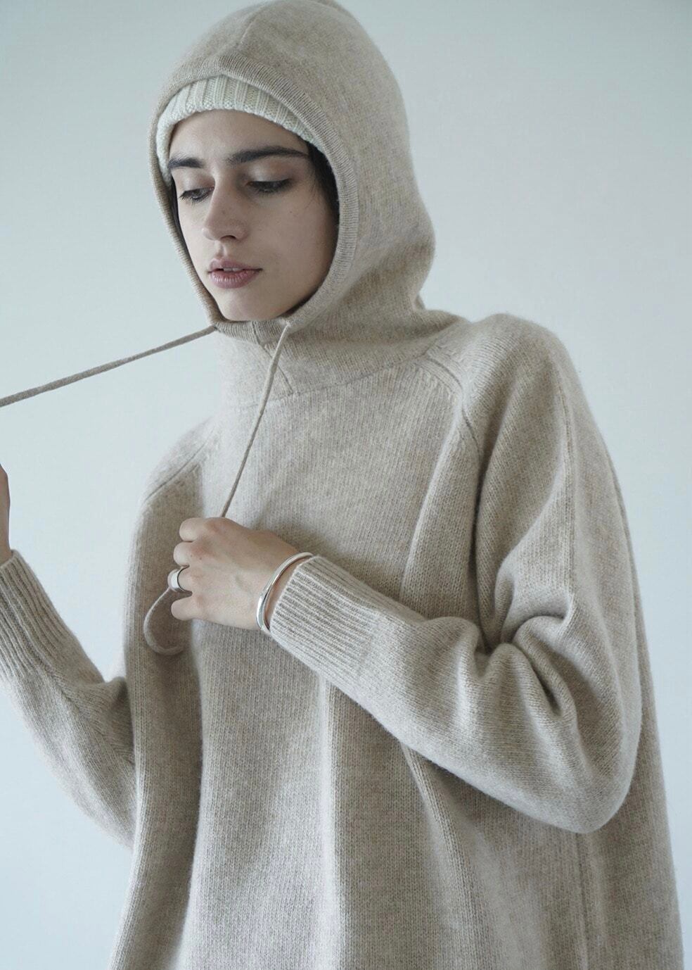 23AW】CLANE クラネ / H/N KNIT HOODIE | TRENTオンラインショップ 