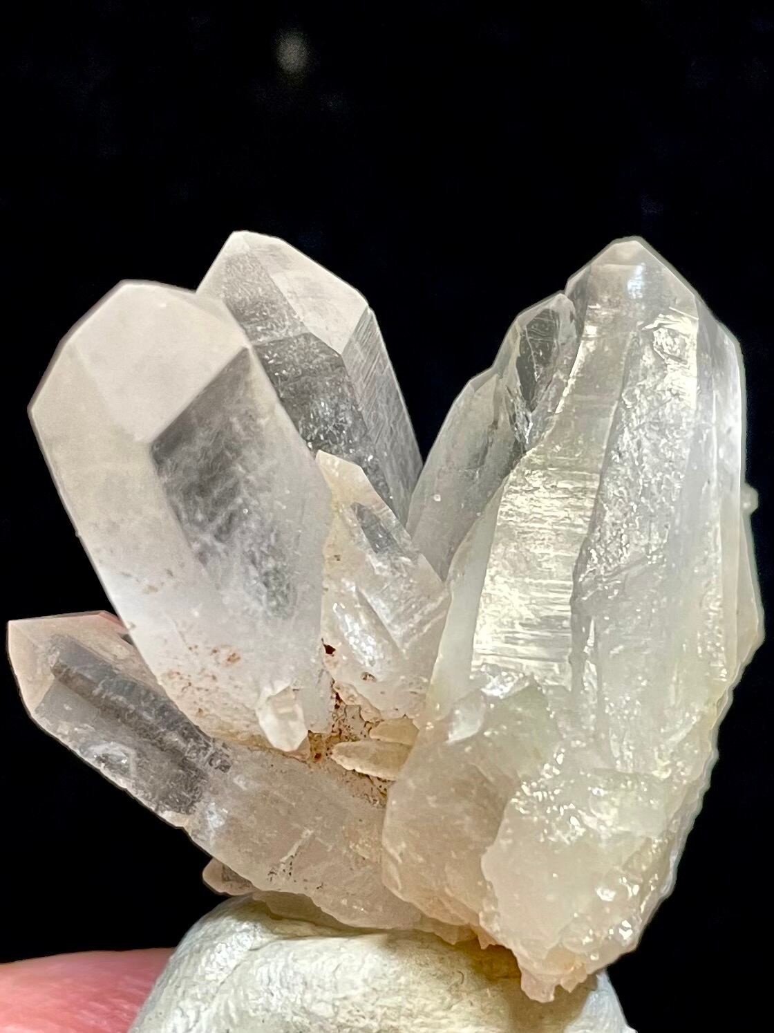 62) 新生「マニカラン・ヒマラヤ」クオーツ・フラワークラスターDT