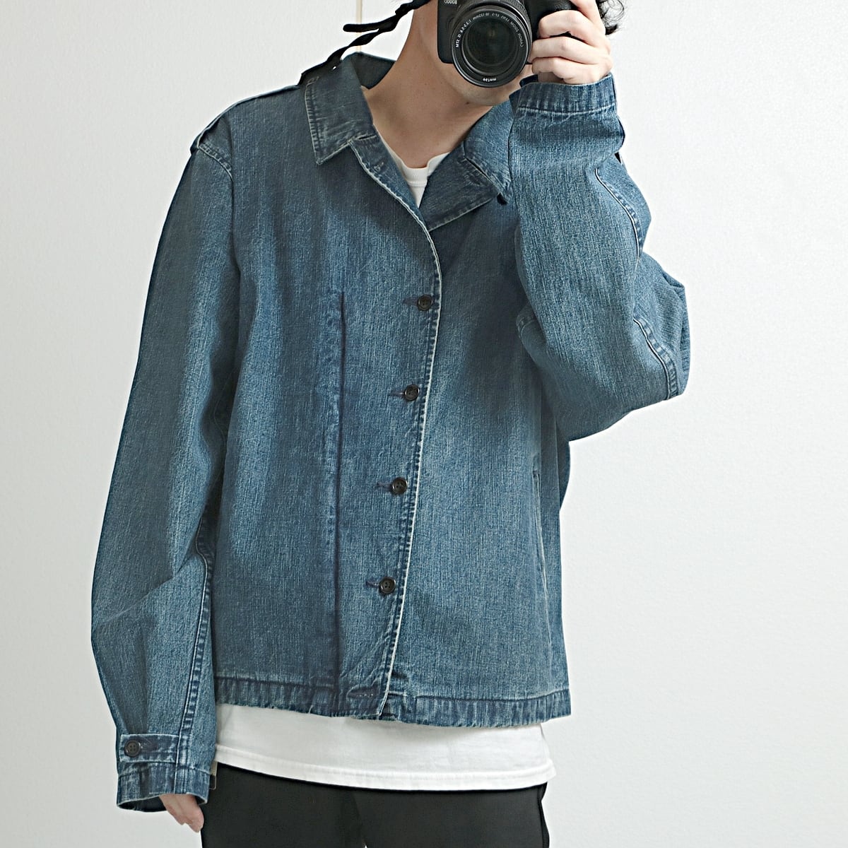 POLO Ralph Lauren ラルフローレン デニム ライダース ジャケット 古着 used