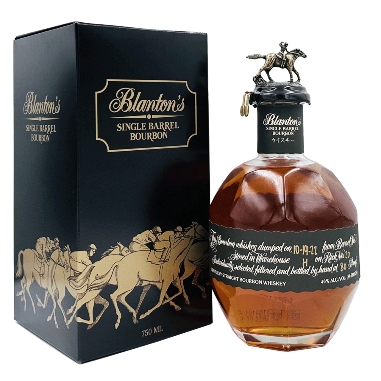 ブラントン ブラック 40度 箱付 750ml Blanton's BLACK バーボン アメリカ ウイスキー ウィスキー ギフト対応可 箱付  ウイスキー | てっぱJAPAN