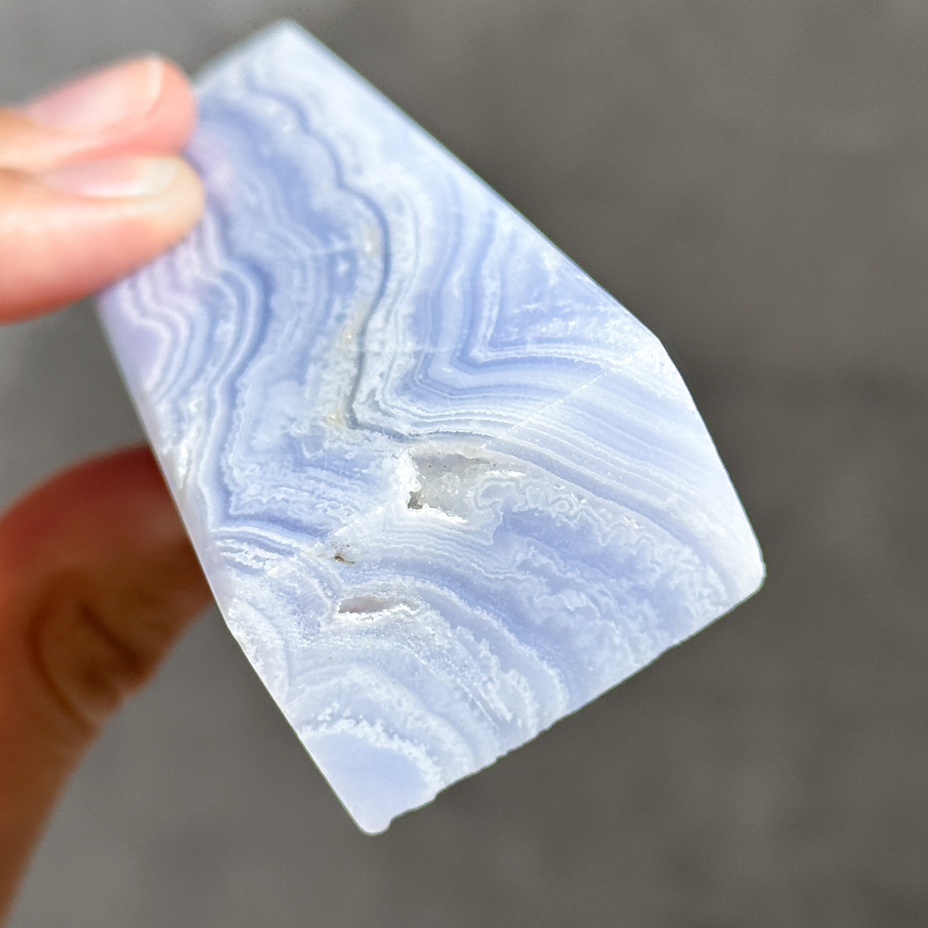 ブルーレースアゲート タワー03◇ Blue Lace Agate ◇天然石・鉱物