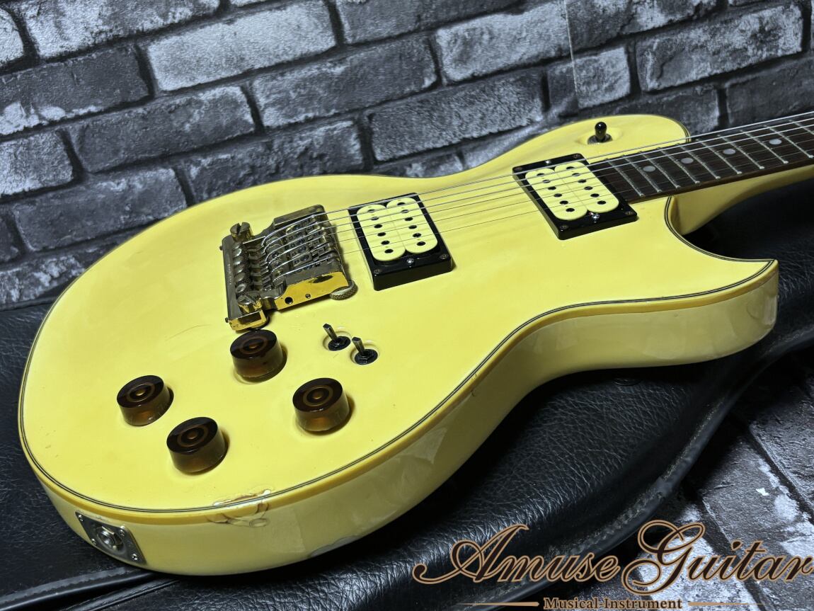 Aria ProⅡ PE DELUXE-KV # IV(Ivory) 1983年製【Kahler Tremolo】w