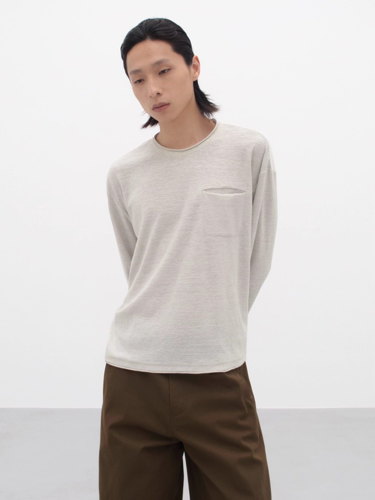 Yausye Slub Knit Relax T-shirt