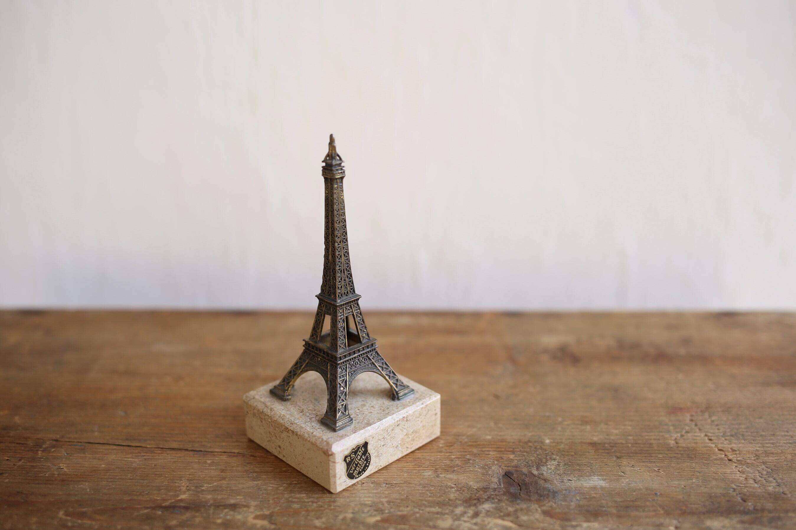 フランス アンティーク ヴィンテージ 『エッフェル塔』 オブジェ (ベース 大理石) N-02091
