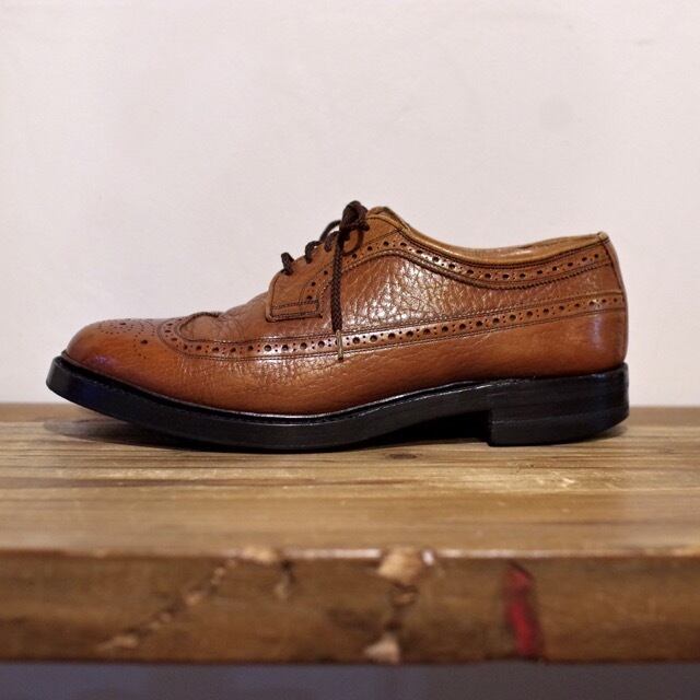 MADE IN ENGLAND Long Wing Tip Dress Shoes 8 1/2 / チーニー