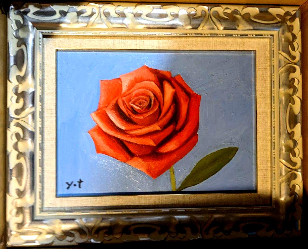 アクリル画 原画 赤いバラ アクリル画原画赤いバラ