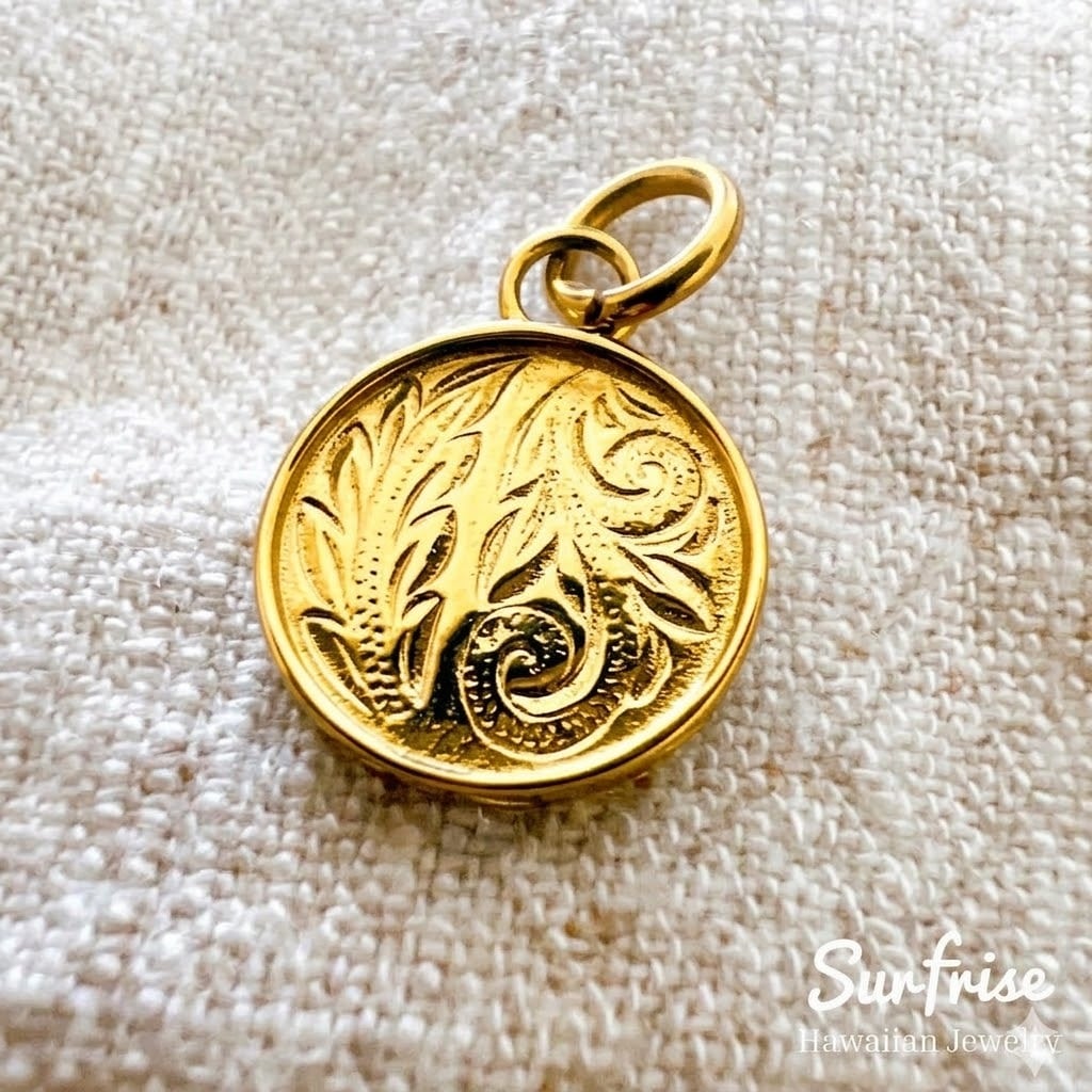 【受注生産】PD842 Coin Pendant(Surfrise刻印)