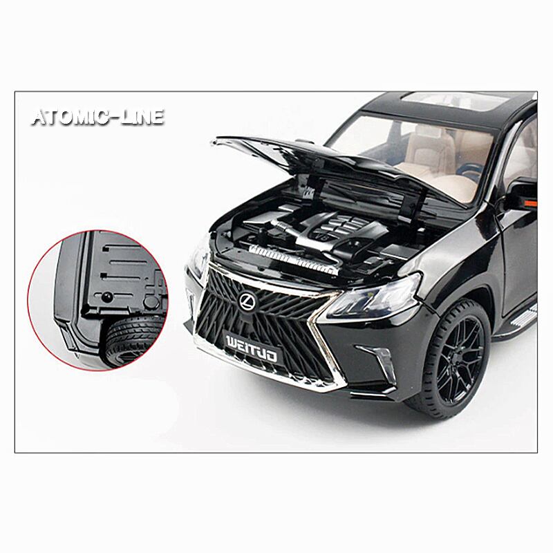 レクサス LX570 1/18 ミニカー 全2色 ライト点灯 エンジンサウンド