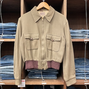 1940S RUGBY RAYON JACKET