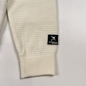 Oakley オークリー 裏地付き ニット切替 ハイネック ダブルジップ ジャケット サイズ XL /メンズ/ゴルフ/スポーツ/ホワイト