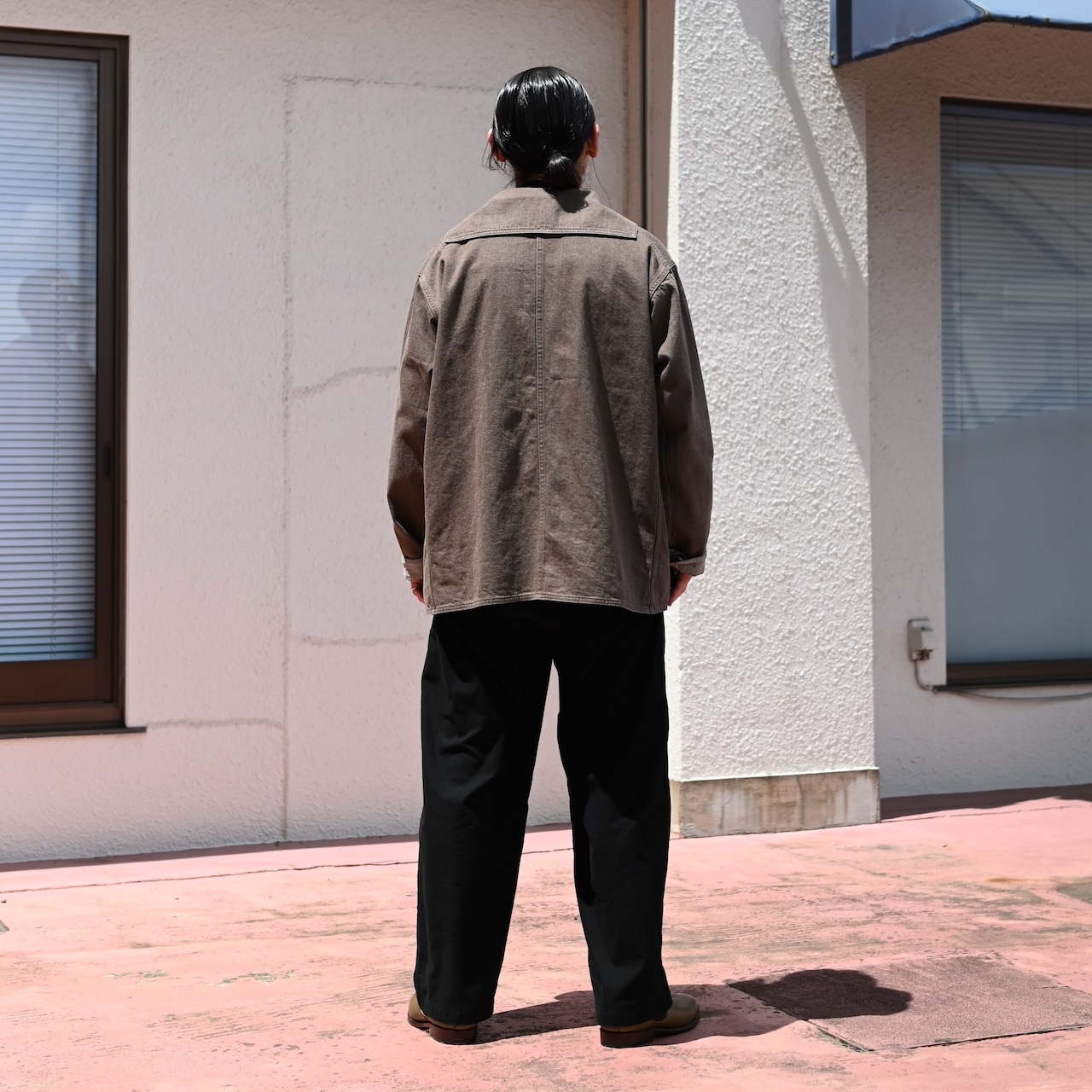 THE DAY(ザデイ)ORGANIC COTTON CORDUROY SHIRTコーディネート