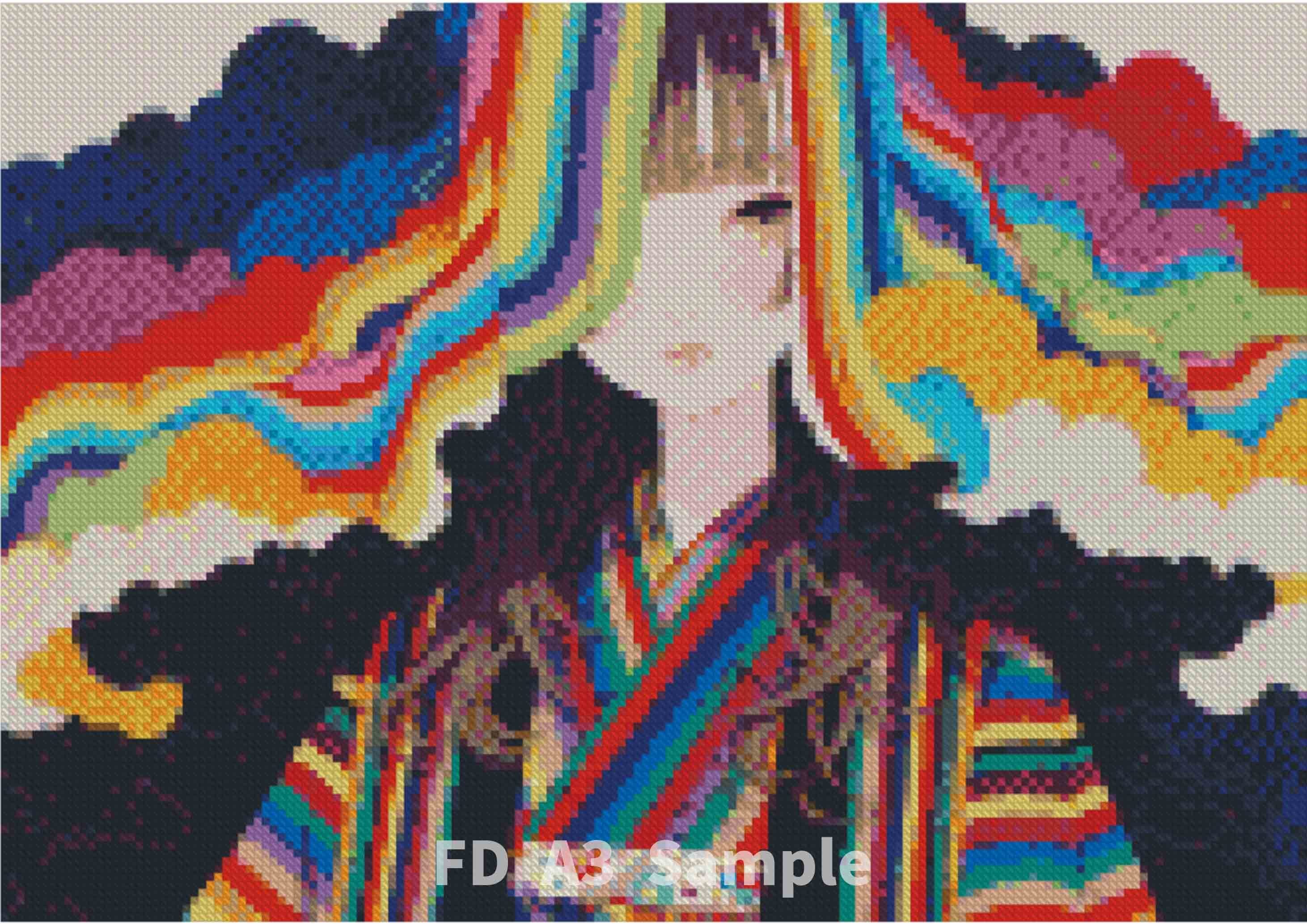 ダイヤモンドアート A3 虹子 B (通常/フルAB/フル樹脂AB/フルFD