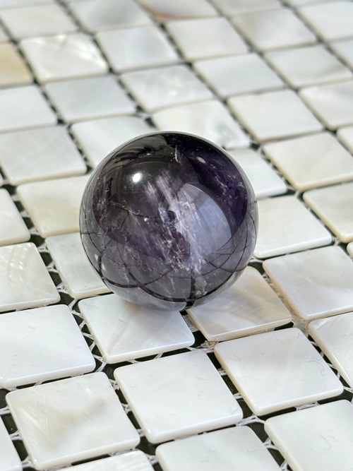 アメジスト丸玉(スフィア)約29g 約27mm