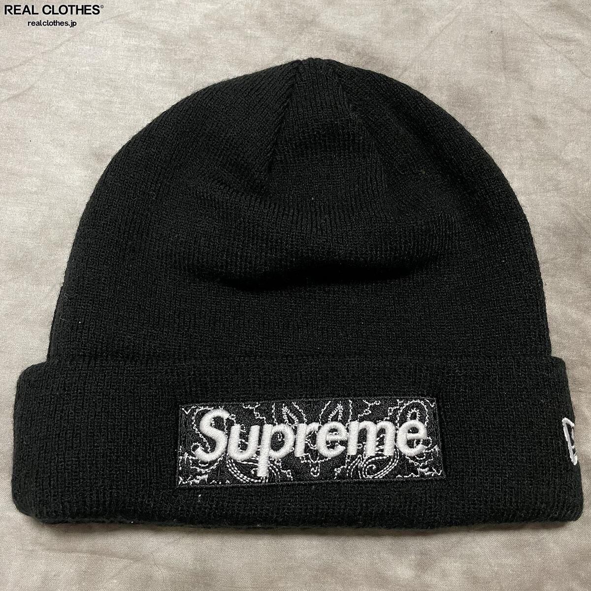 Supreme Bandana Box Logo beanie black