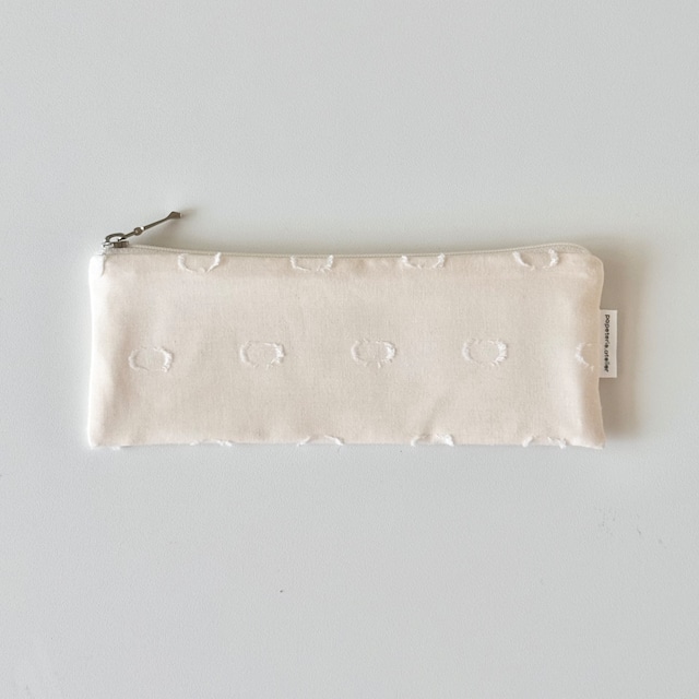 ★予約 papeterie.atelier 〔pencil case -puffy dot-〕