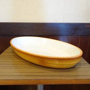 ドイツ・シェーンバルド社　オレンジの大きなオーブン皿（44cm）