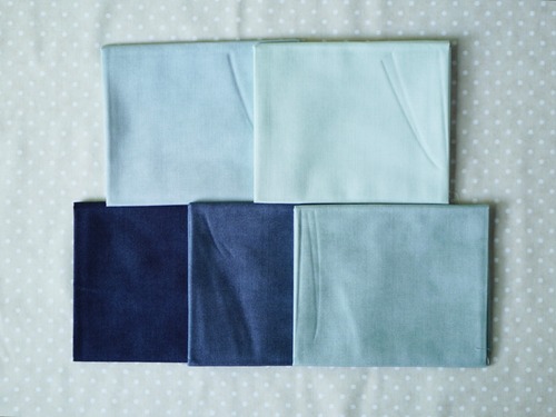 Moda Solids（ソリッズ）カットクロスセット ブルー