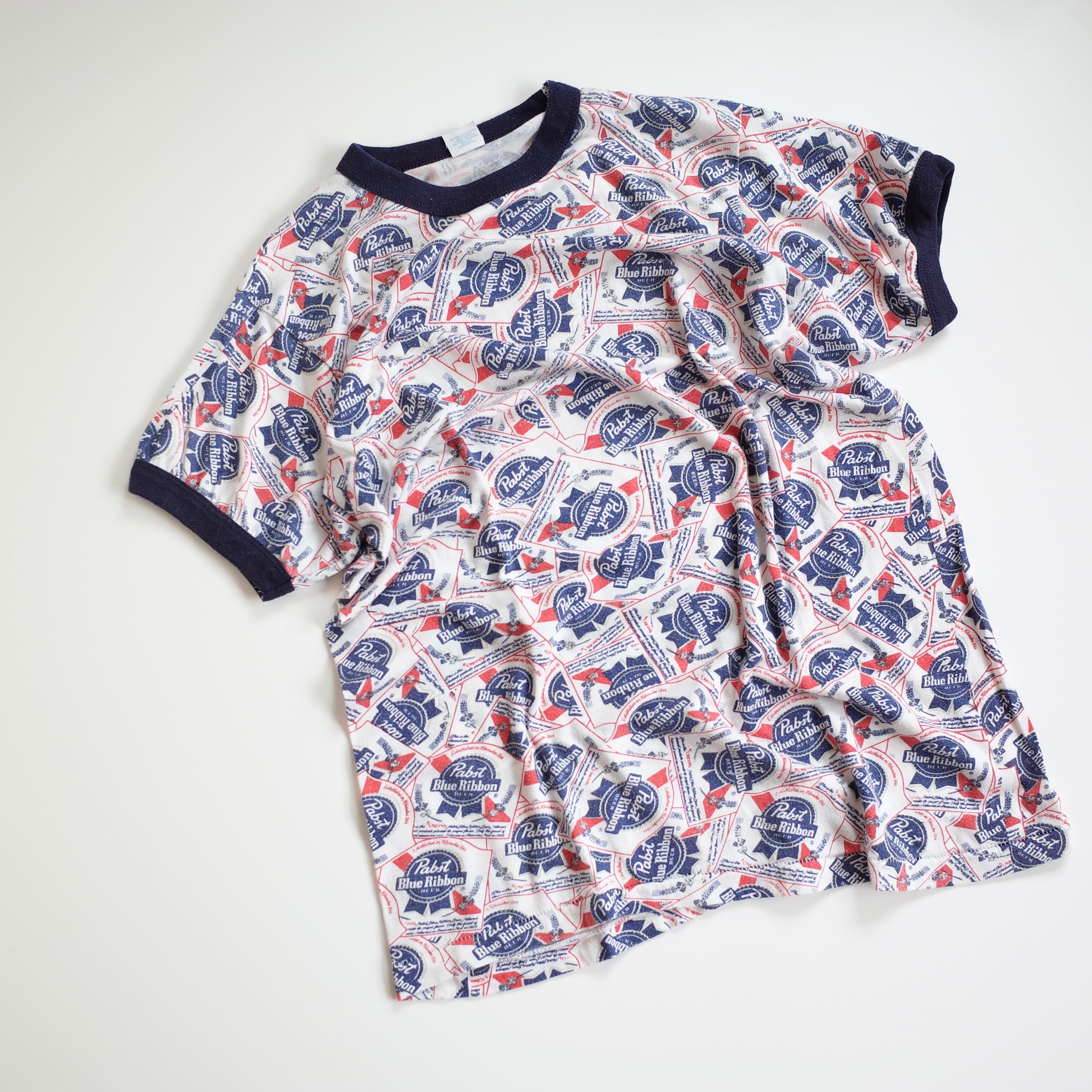 80s PABST BLUE RIBBON BEER trim tee | port.
