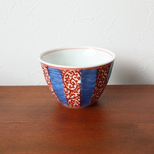 【アウトレット】有田焼　面取中付　錦濃唐草（赤）