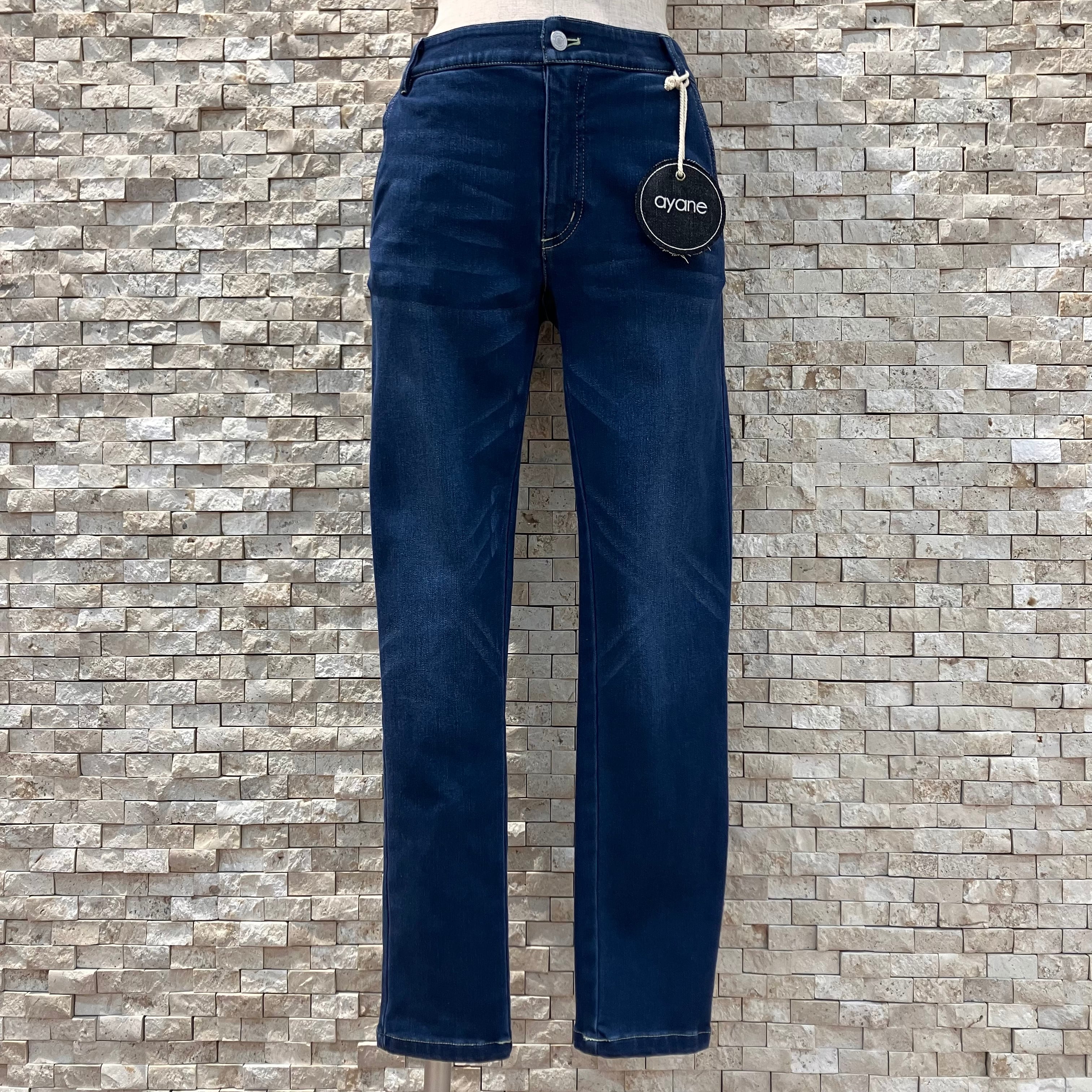 【ayane】裏起毛スキニーデニム(894103)