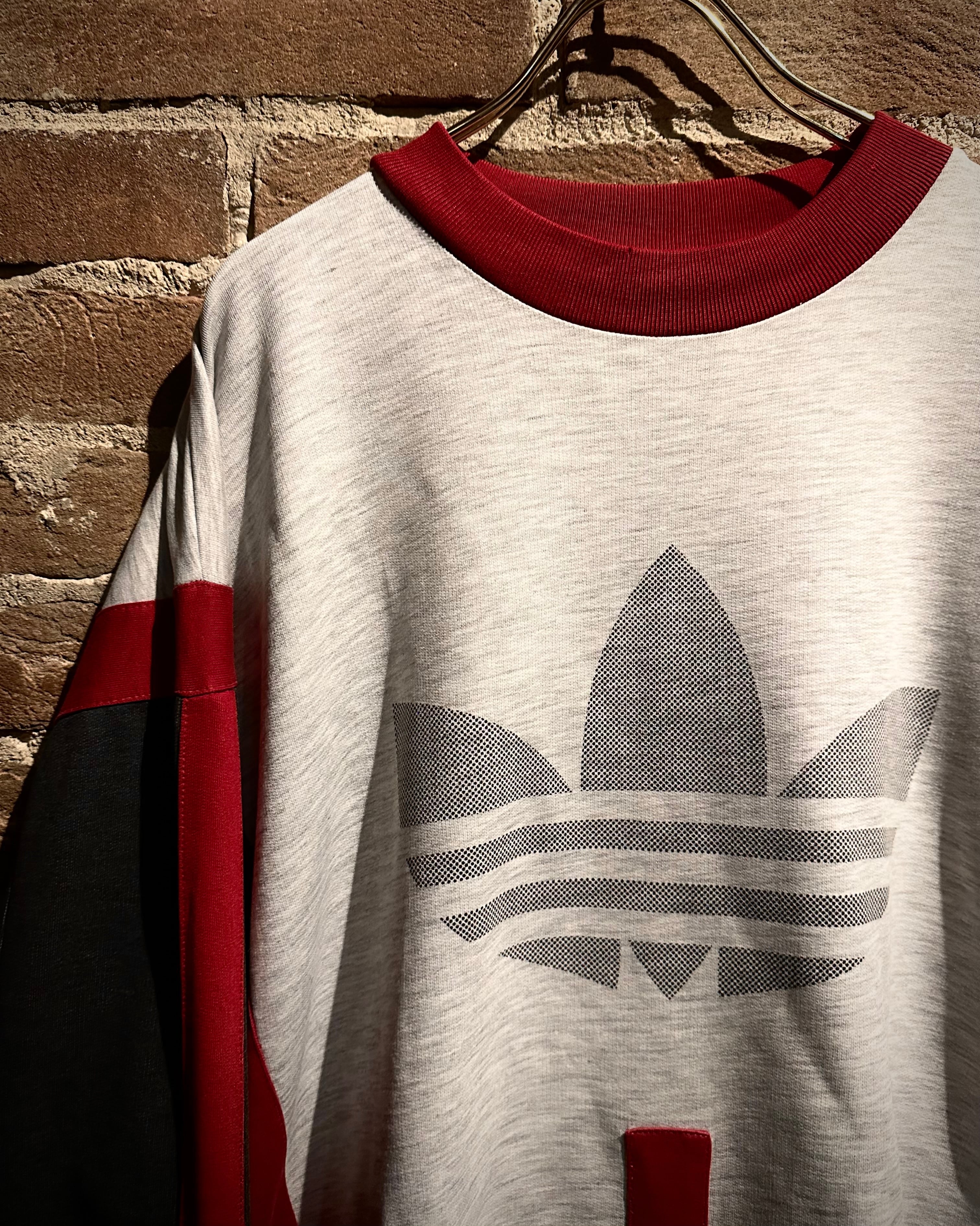 Caka act3】80's “adidas” Color Switching Vintage Sweatshirt | Caka