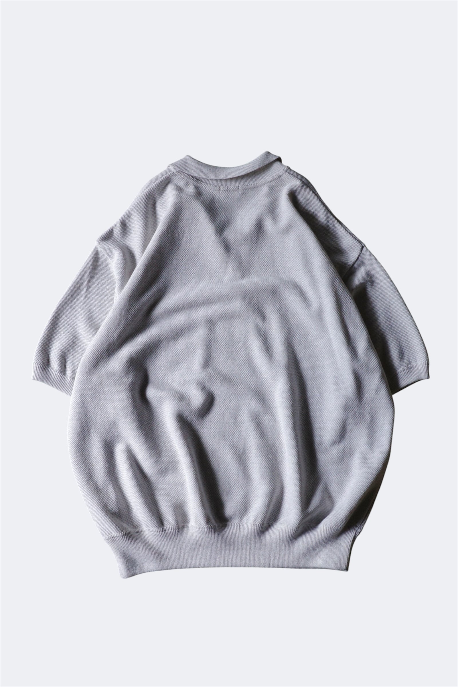 crepuscule 【COTTON RAYON MOSS STITCH SKIPPER -OATMEAL-】 | lloomm