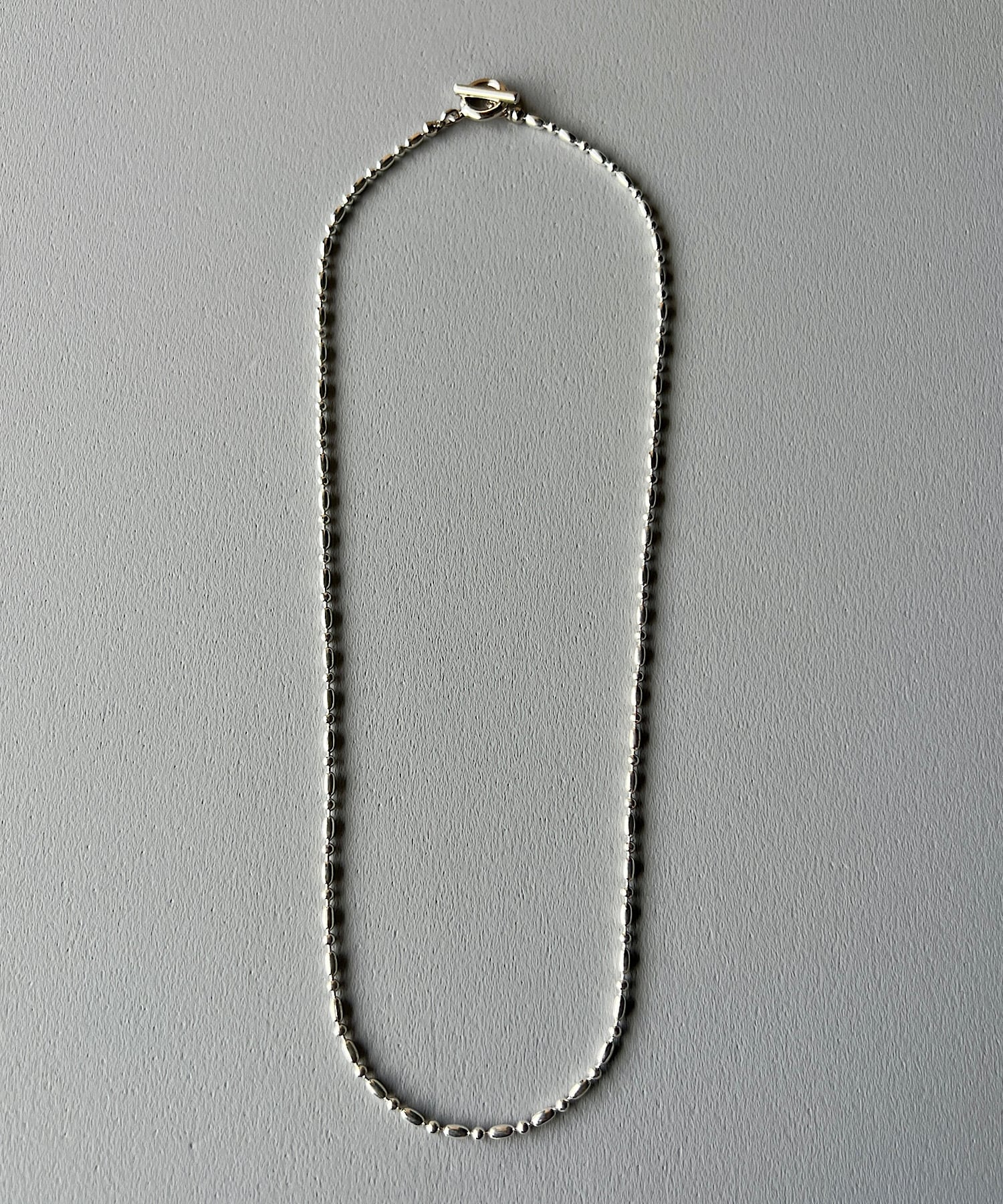 OVER THE DAY TOKYO | 50cm | 925 SILVER PLATED BALL CHAIN NECKLACE (SLV) OTDT-099C