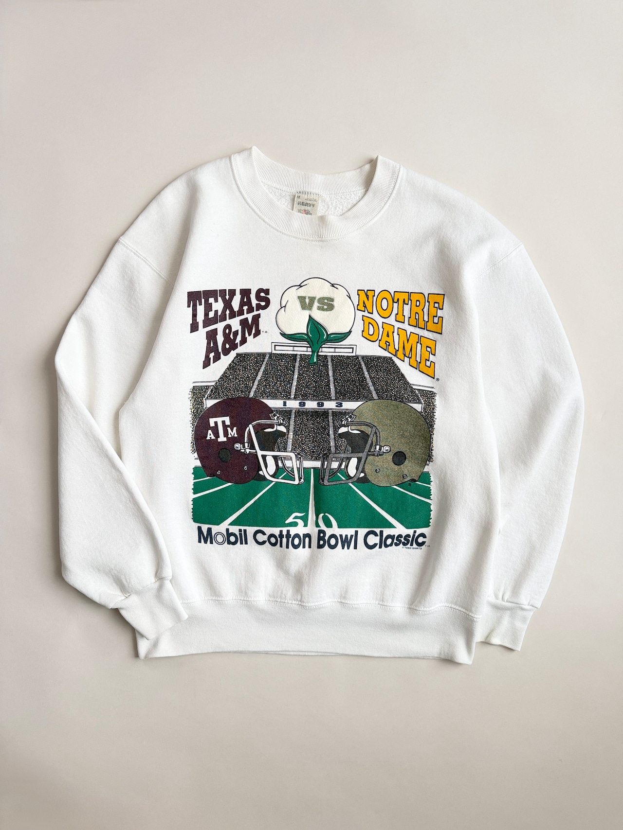 Mobil cotton bowl classic sweatshirt - 1