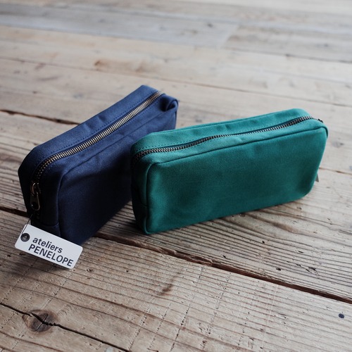 《10号帆布のハンディポーチ 3色》Handy Pouch  | ateliers PENELOPE