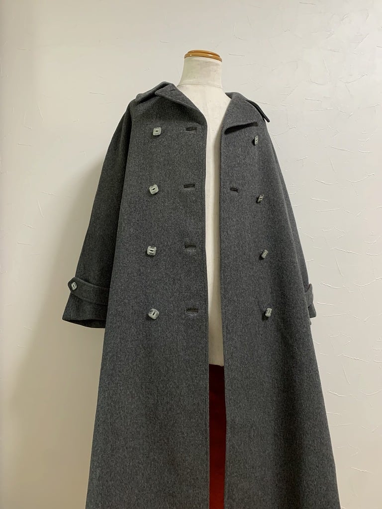 1960's Double Breasted Wool Long Coat