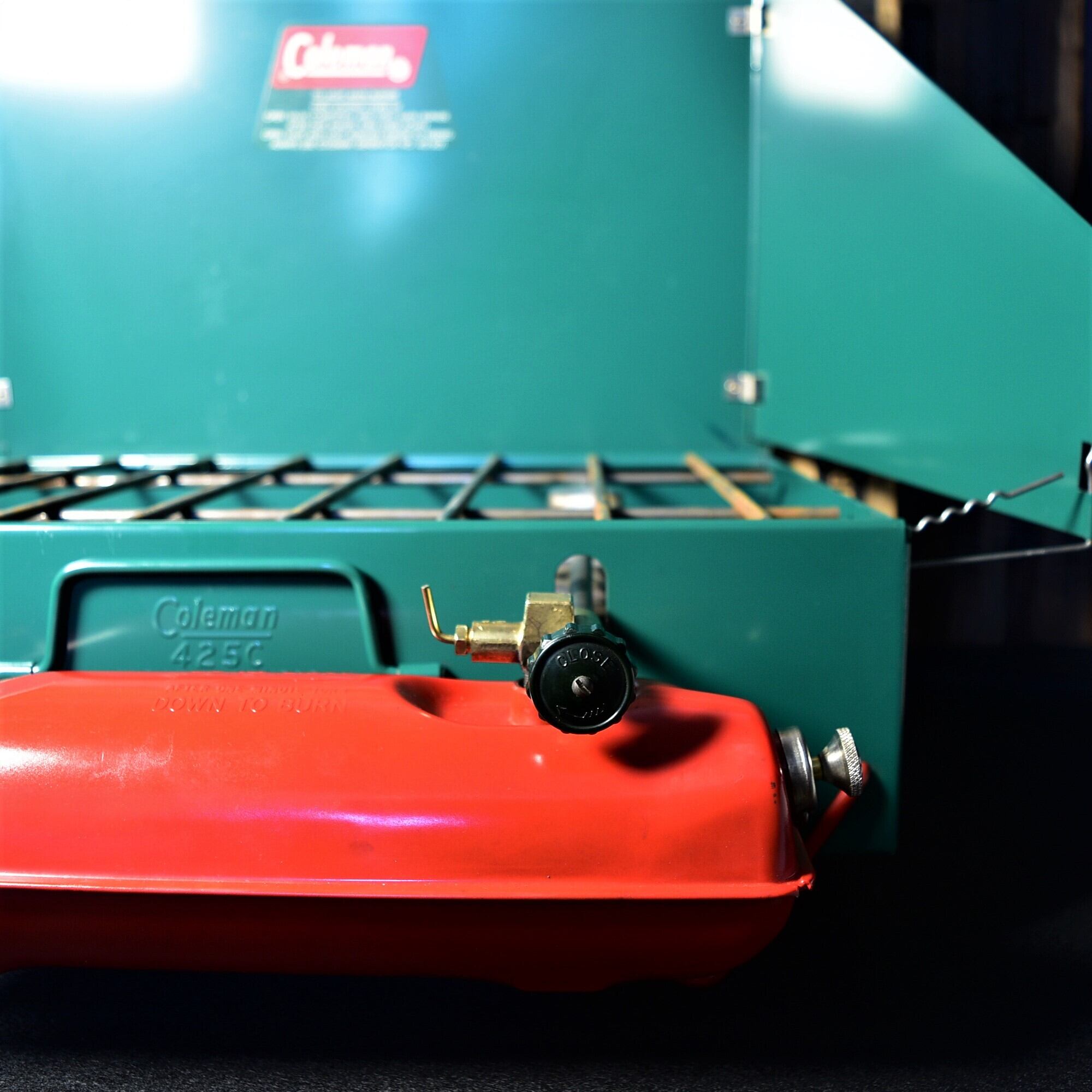 コールマン 425C ツーバーナー 赤脚 赤足 コンパクト ビンテージ