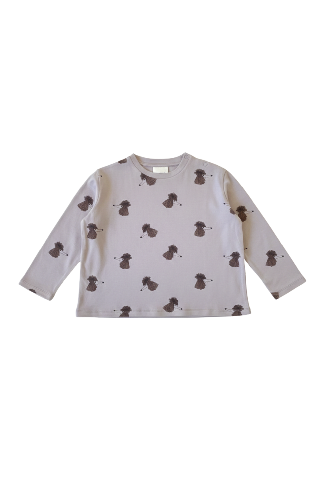 STUDIO BOHEME ESSENTIEL T-SHIRT(3-8y) - MAUVE / DOG SOEUR