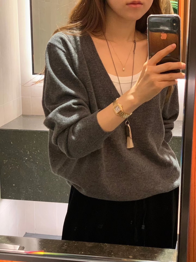 (即納) ounce / Velvet string maxi skirt