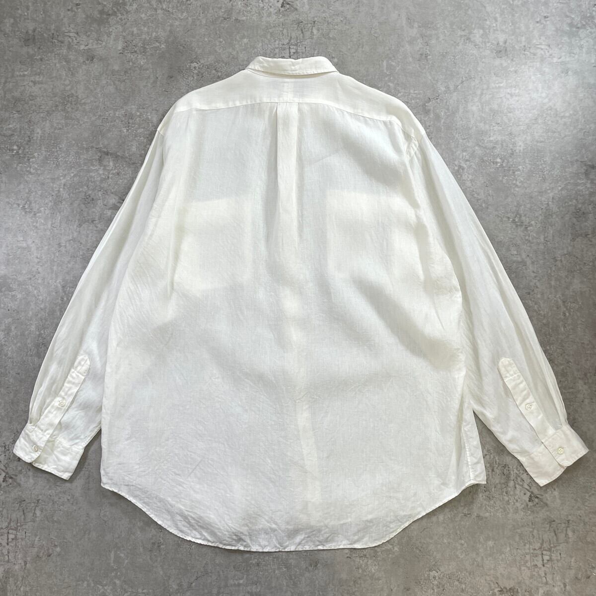 90年代 Polo by Ralph Lauren ポロバイラルフローレン リネンシャツ