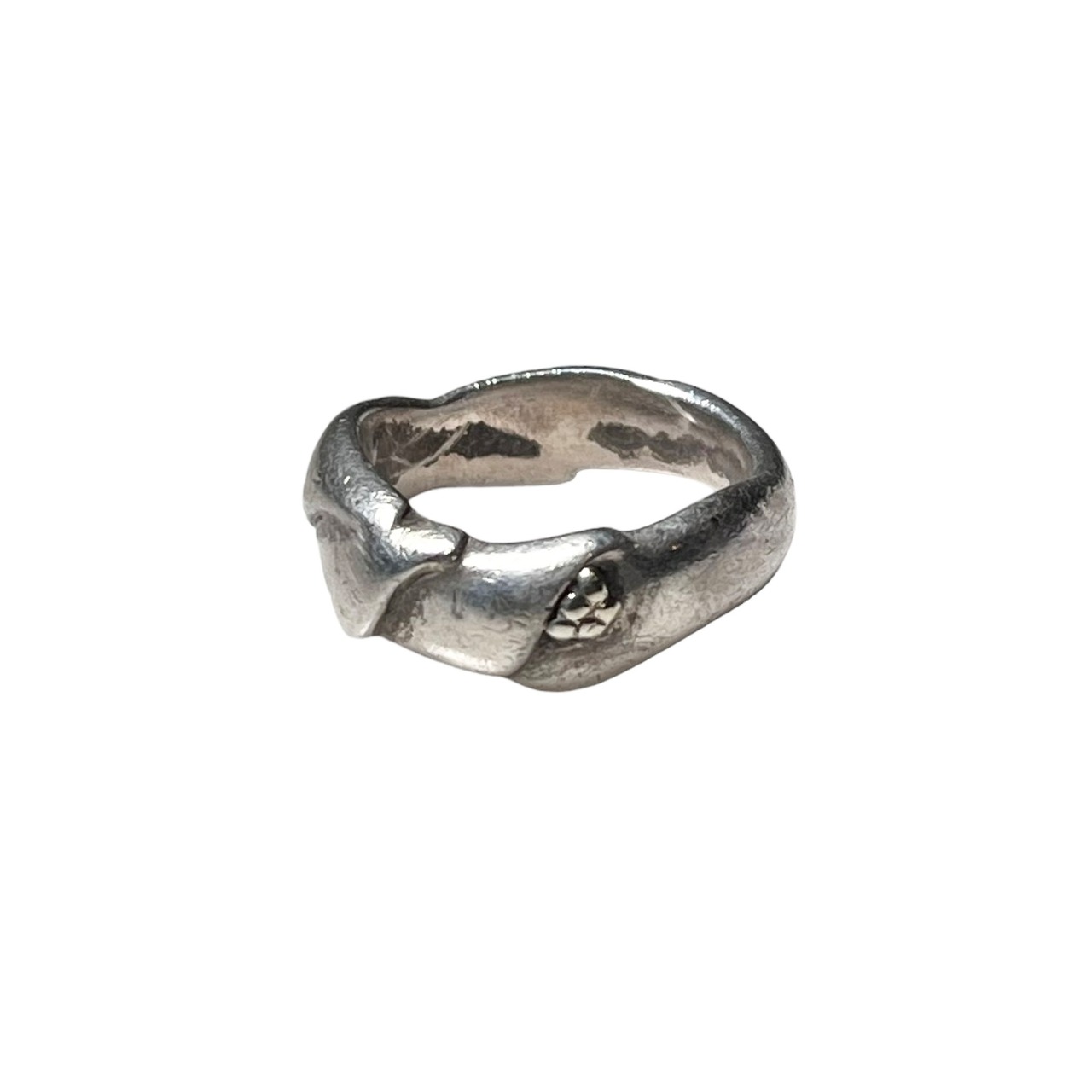 GEORG JENSEN silver ring "240 B" designed by Ole Kortzau