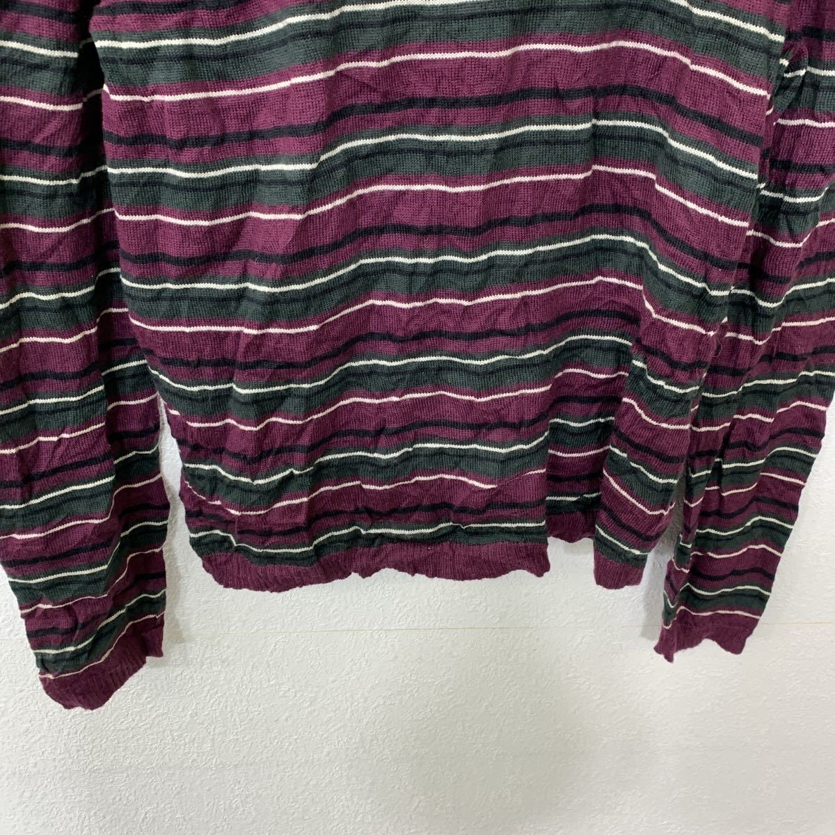 PENDLETON ニット Sサイズ パープル ダークグリーン ブラック 古着卸 アメリカ仕入 t2203-3567