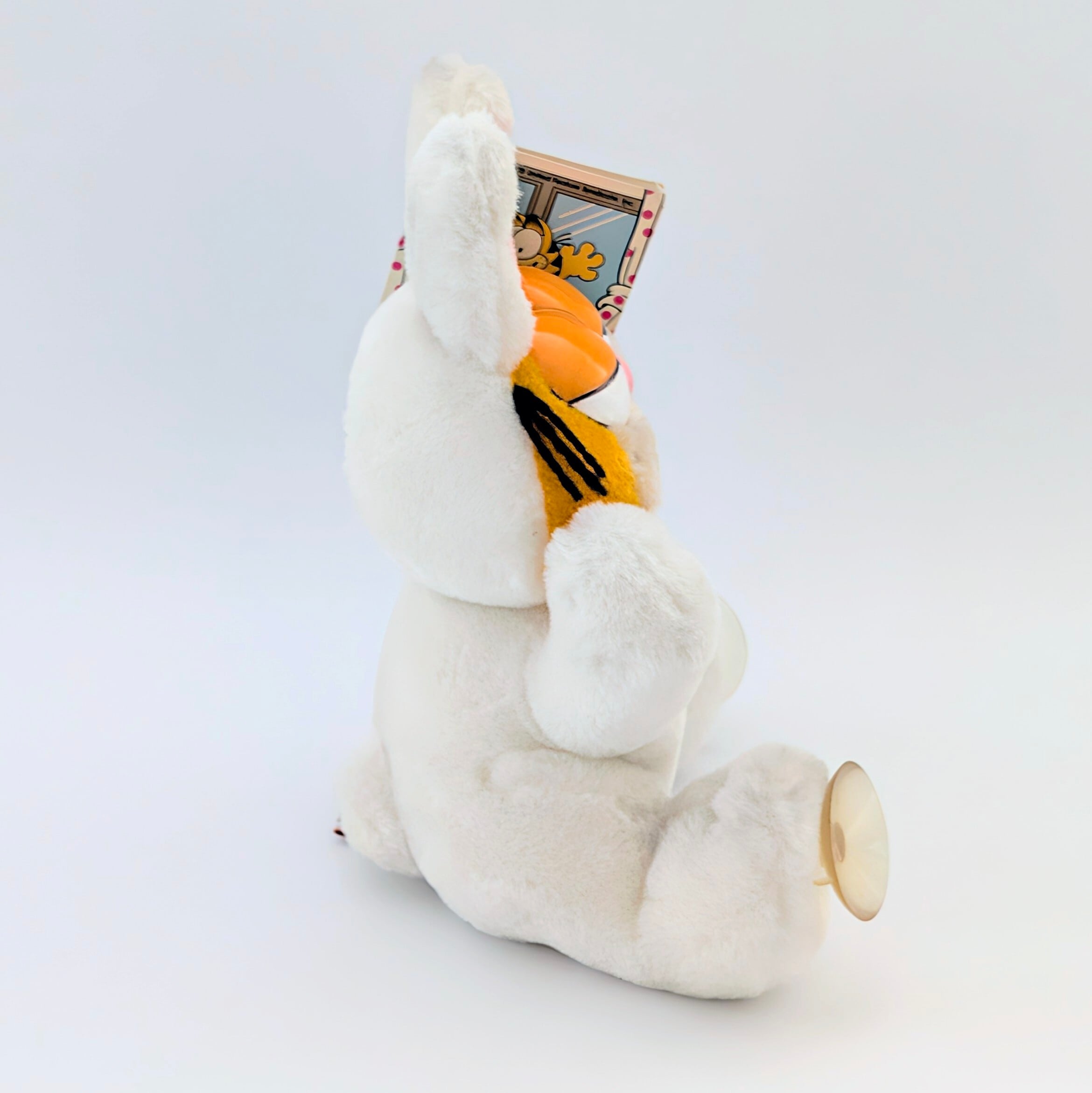 ☆ VINTAGE 1980年代初期 ☆【 Garfield ( ガーフィールド ) 】『 GARFIELD STUCK ON YOU 』吸盤付きぬいぐるみ プラッシュ plush 1980年代年製 〚アメリカン雑貨 アメトイ〛