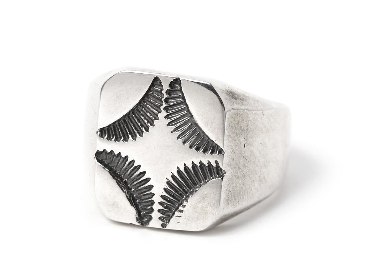 Non Native ノンネイティブ Fence Stamp Ring フェンススタンプリング