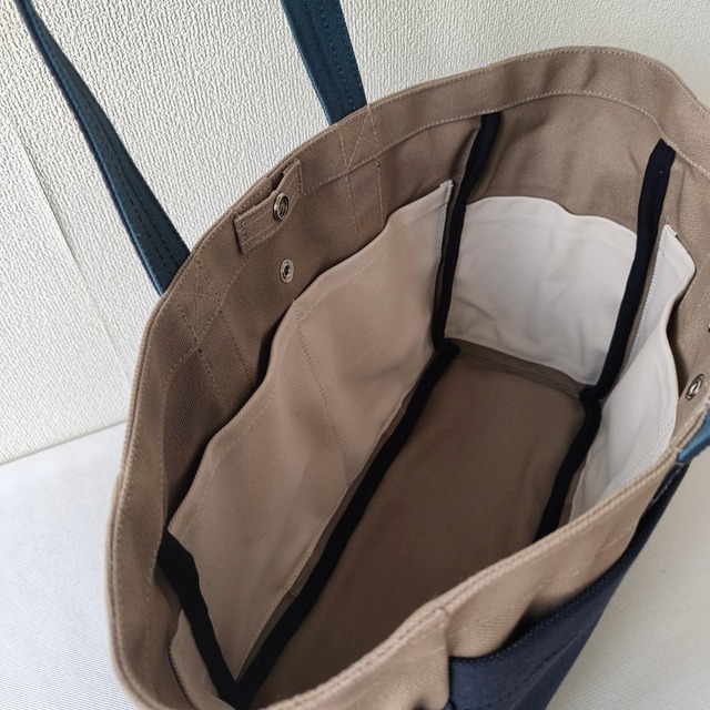 S様用購入ページ「ボックストート」通勤サイズ／倉敷帆布 8号帆布【受注制作】