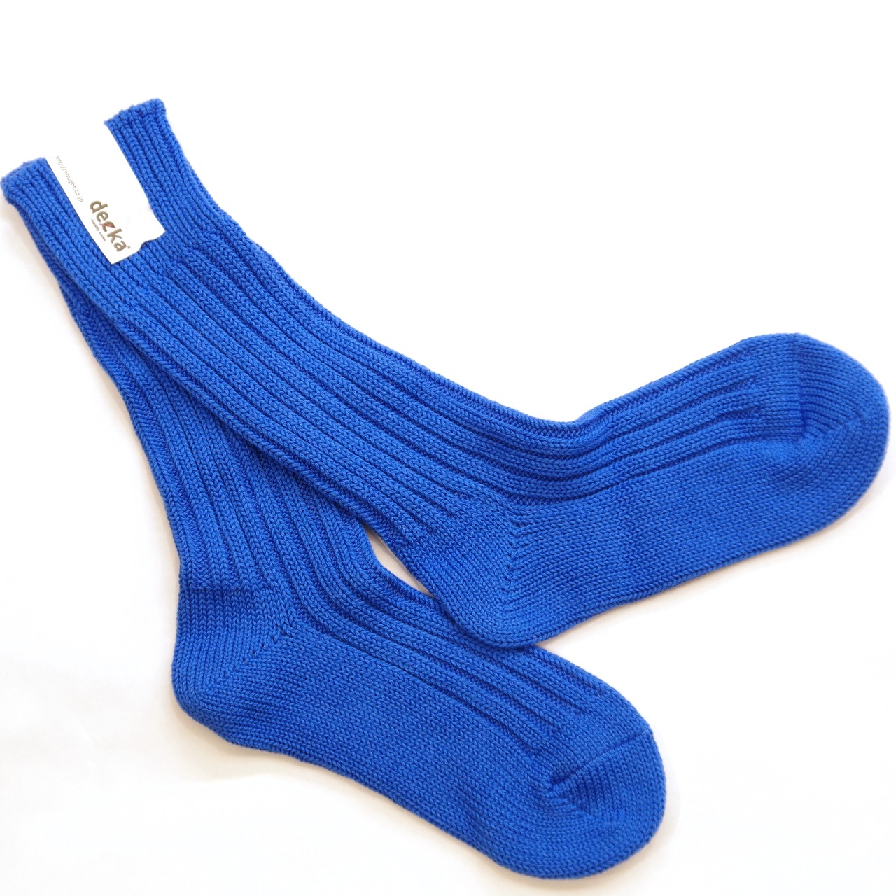 decka Cased heavy weight plain socks 