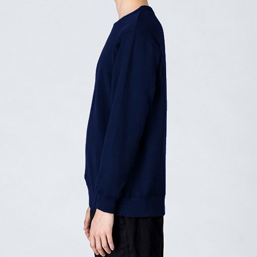 クルーネックスウェット【ネイビー】 刺繍ワッペン WEDNESDAY HYM CITY