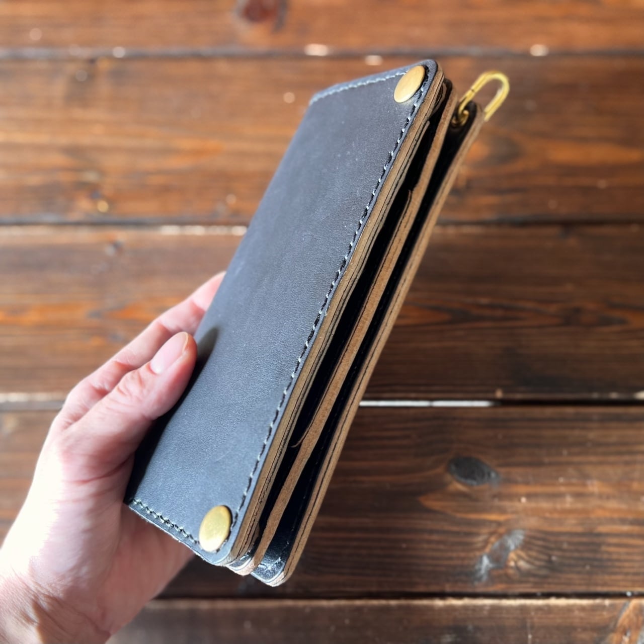 トラッカーウォレット　オーダー 楽天市場】トラッカーウォレット チェーン付き 栃木レザー 本革 ベルト